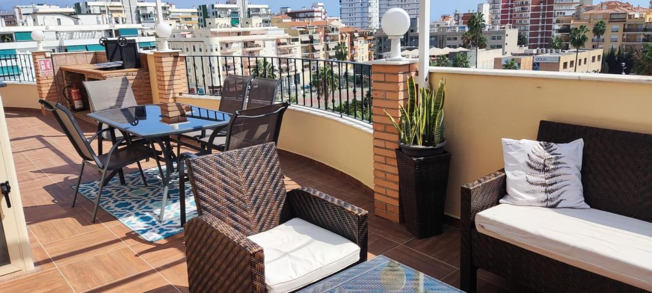 Ático Olimpo con Piscina Torre Del Mar Exterior foto