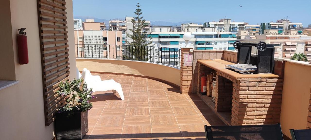 Ático Olimpo con Piscina Torre Del Mar Exterior foto